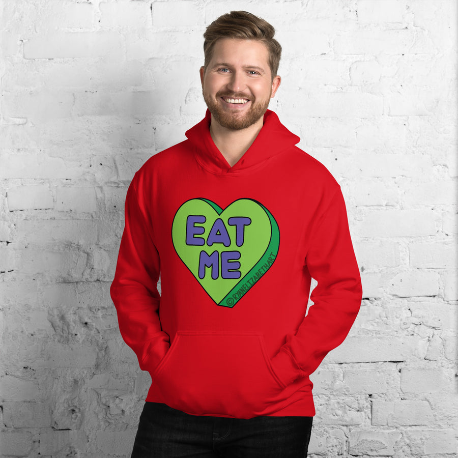 Eat Me Candy Heart Hoodie