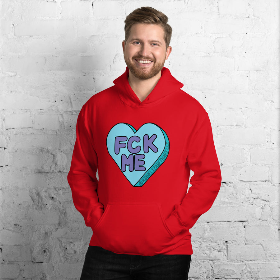 Fck Me Candy Heart Hoodie