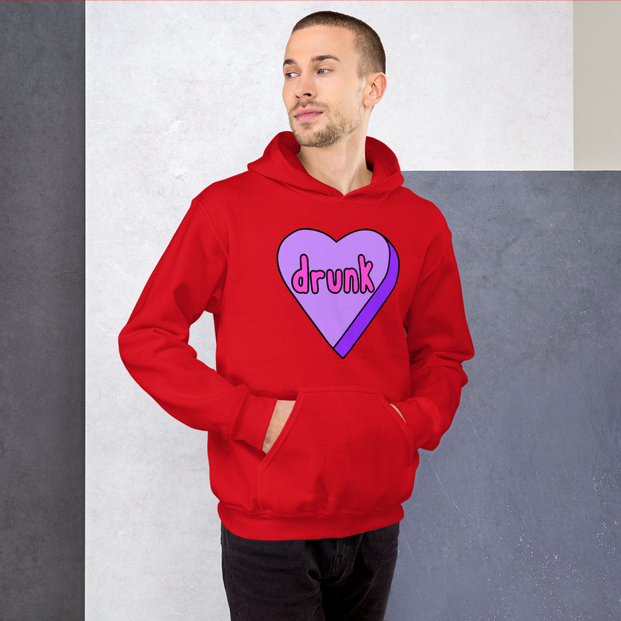 Drunk Candy Heart Hoodie