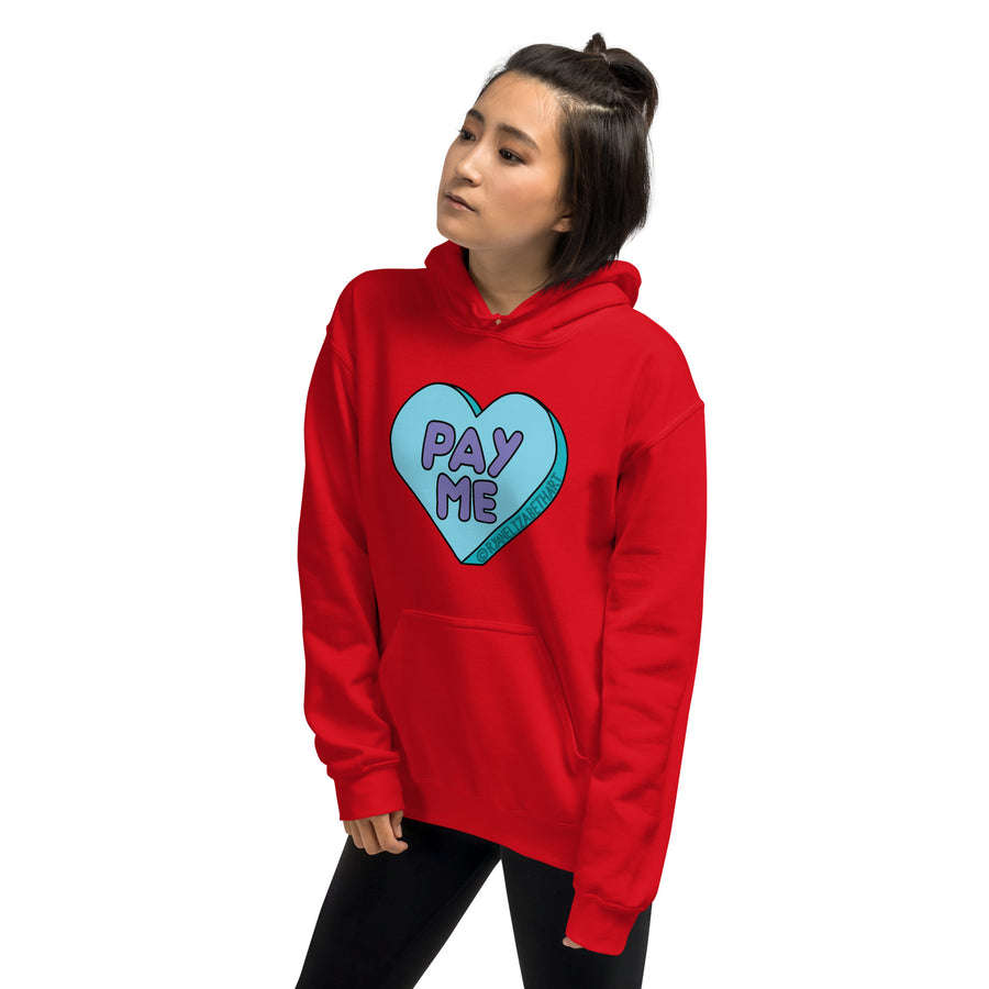 Pay Me Candy Heart Hoodie