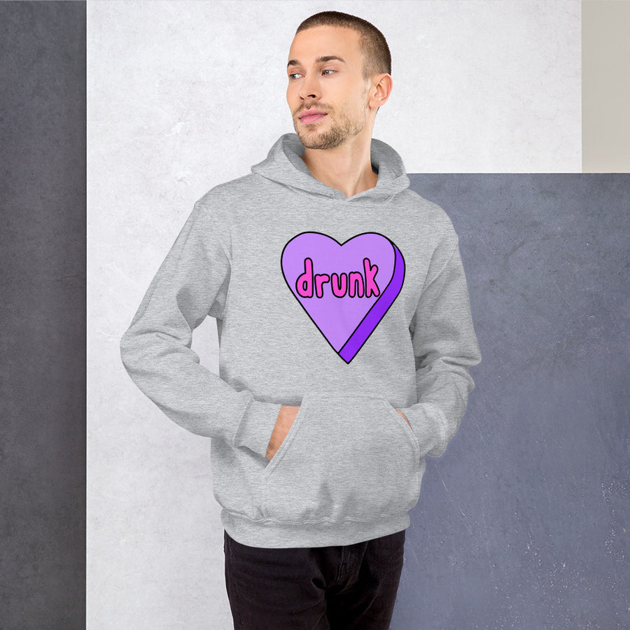 Drunk Candy Heart Hoodie