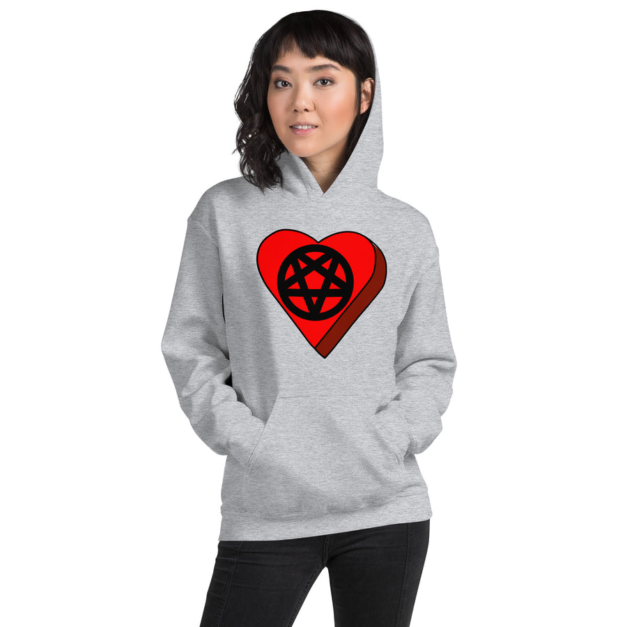 Pentagram Candy Heart Hoodie