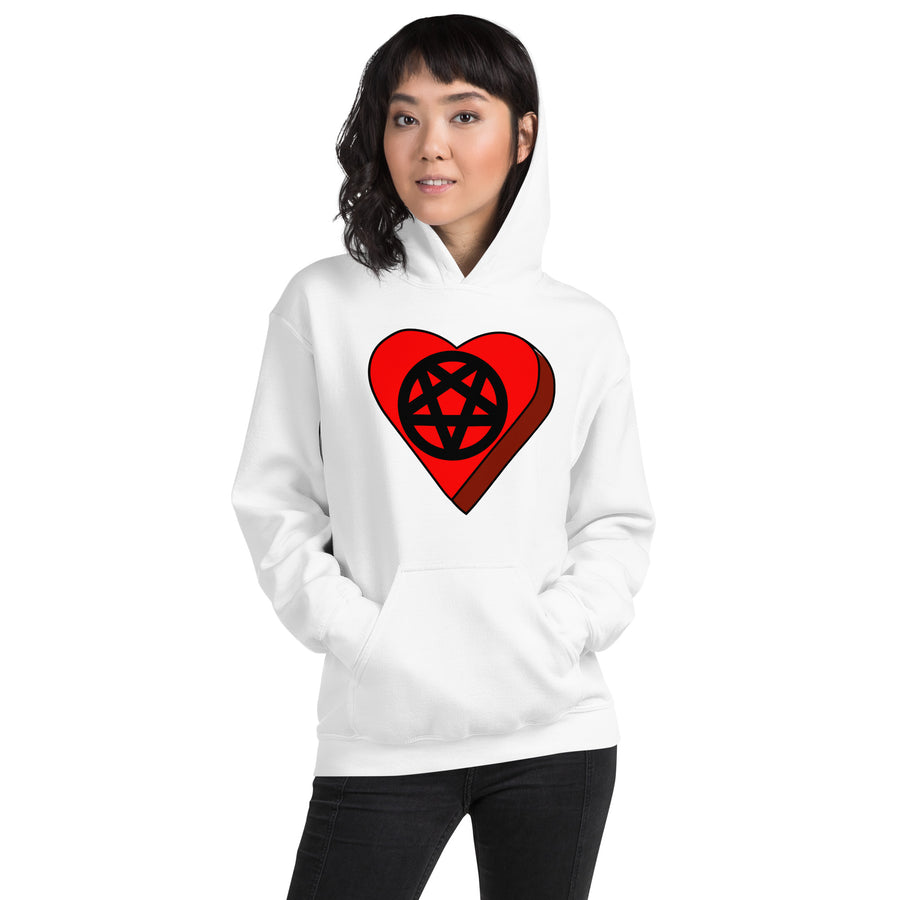 Pentagram Candy Heart Hoodie