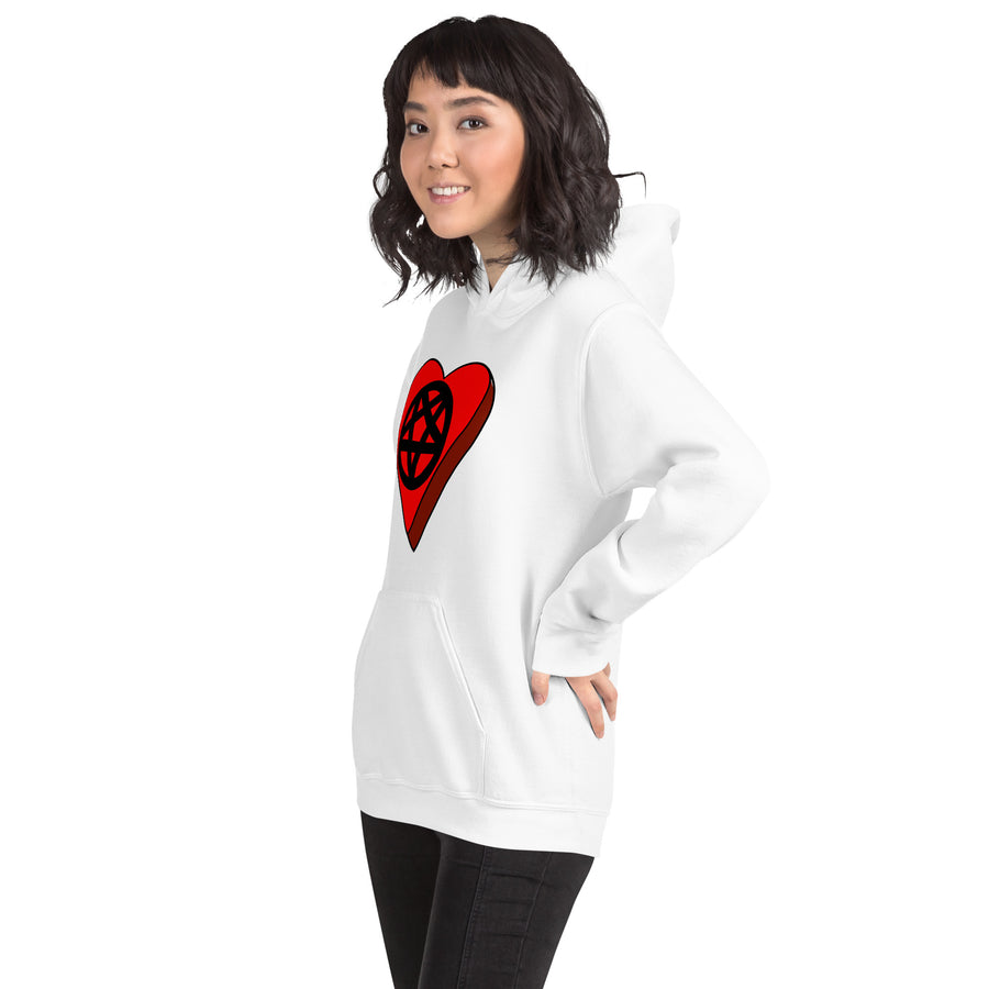 Pentagram Candy Heart Hoodie