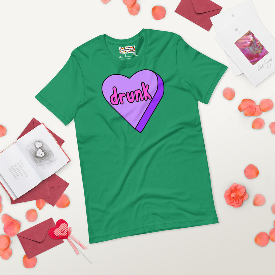 Drunk Candy Heart T-shirt