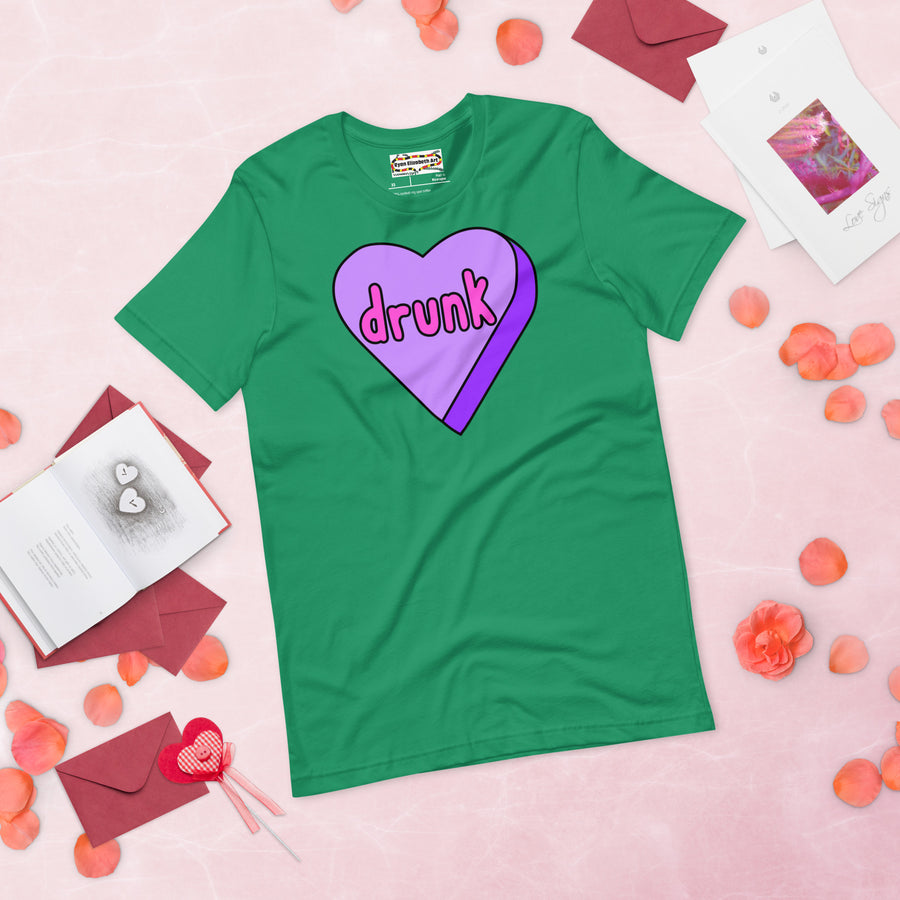 Drunk Candy Heart T-shirt