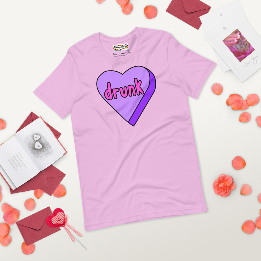 Drunk Candy Heart T-shirt