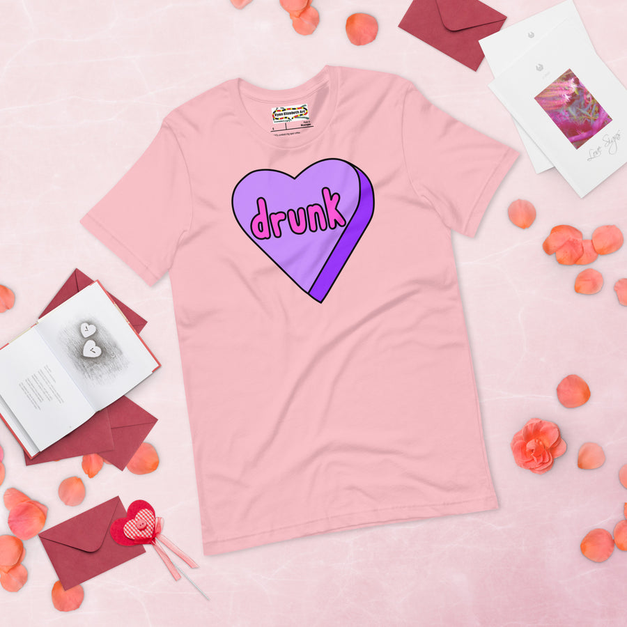 Drunk Candy Heart T-shirt