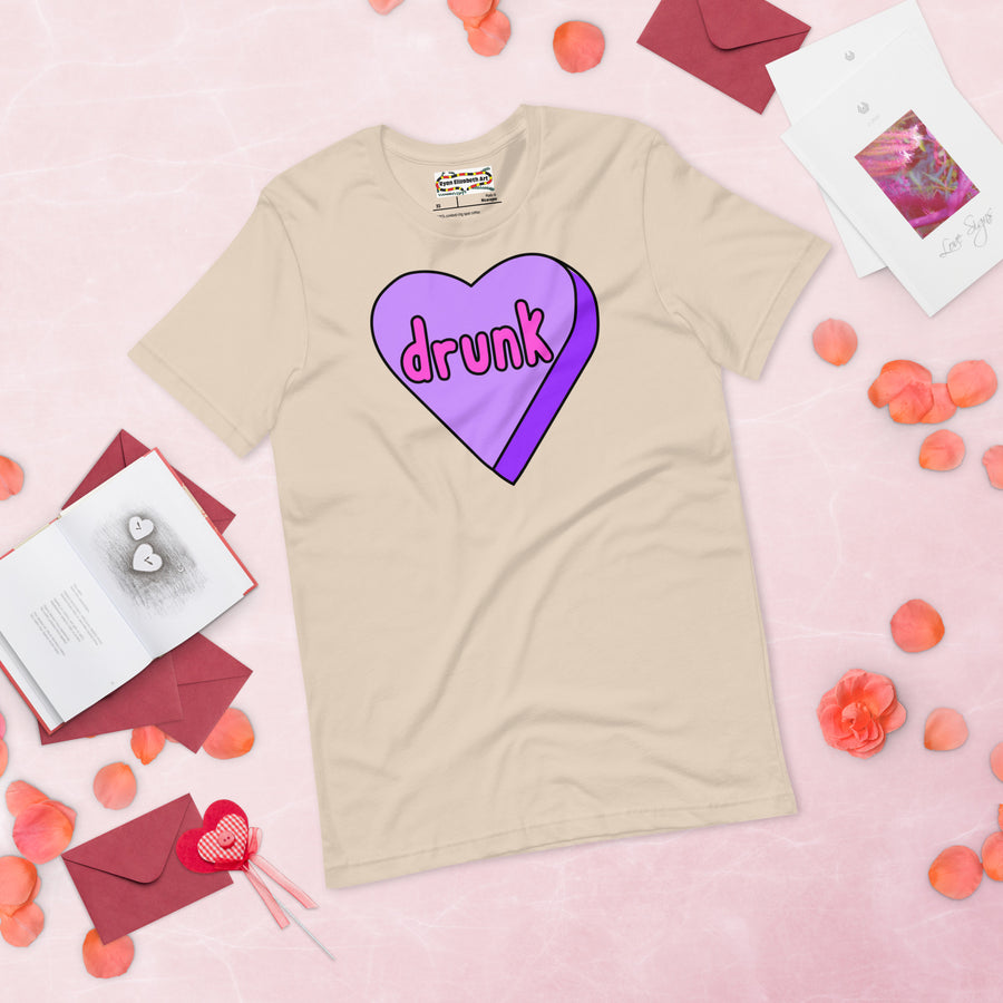 Drunk Candy Heart T-shirt