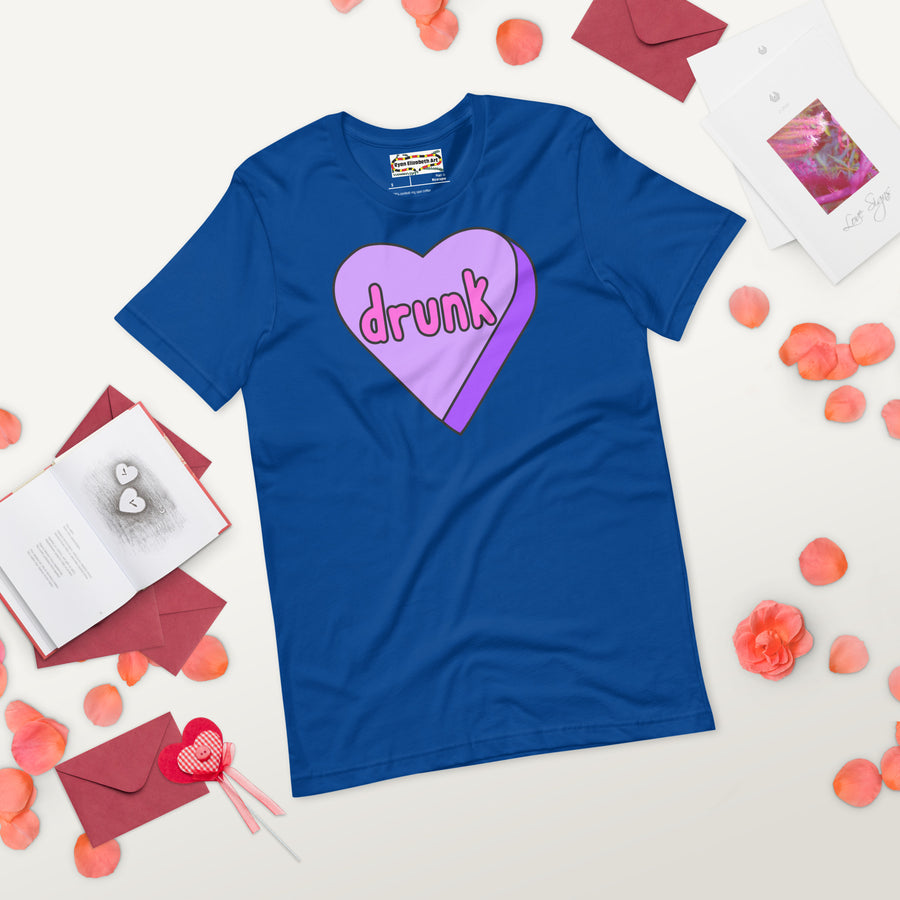 Drunk Candy Heart T-shirt