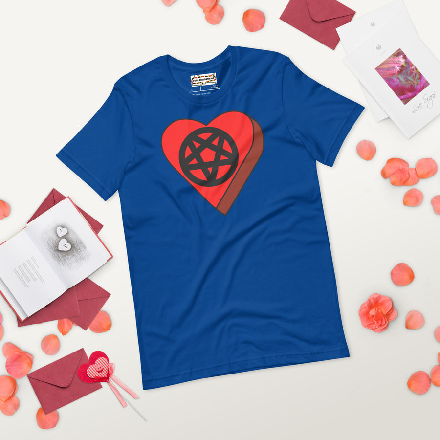 Pentagram Candy Heart T-shirt