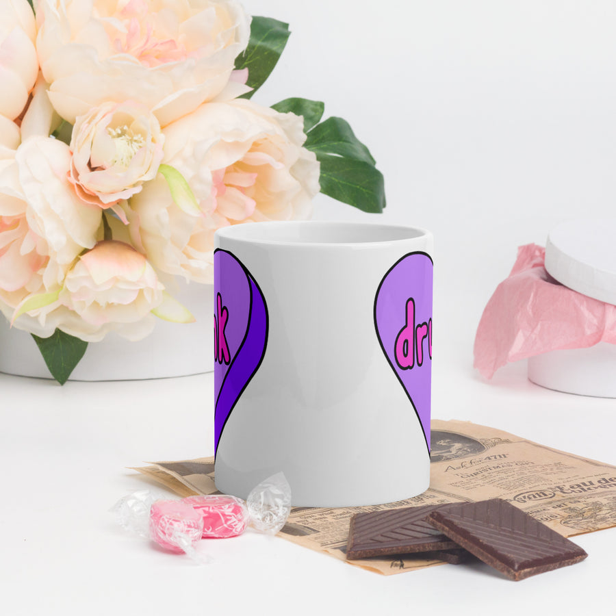 Drunk Candy Heart Mug