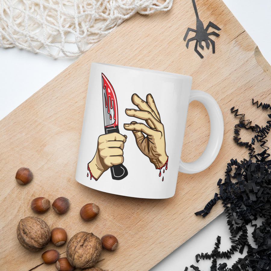 Hands & Knife Mug