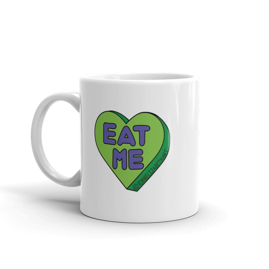 Eat Me Candy Heart Mug