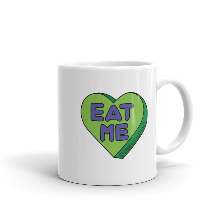 Eat Me Candy Heart Mug