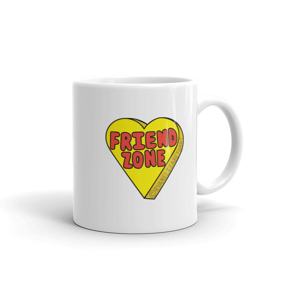 Friend Zone Candy Heart Mug