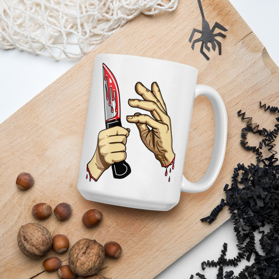 Hands & Knife Mug