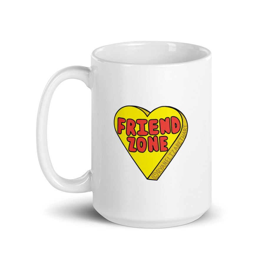 Friend Zone Candy Heart Mug