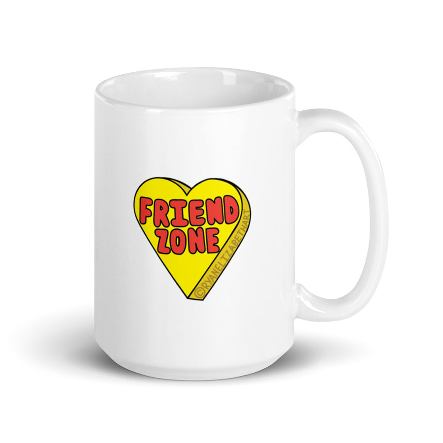 Friend Zone Candy Heart Mug